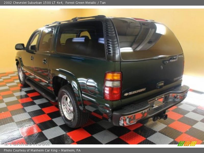 Forest Green Metallic / Tan 2002 Chevrolet Suburban 1500 LT 4x4
