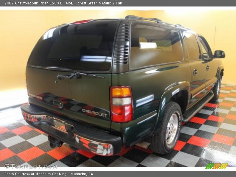 Forest Green Metallic / Tan 2002 Chevrolet Suburban 1500 LT 4x4