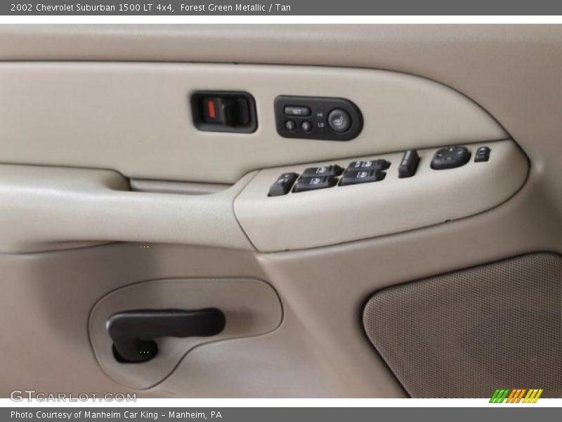 Forest Green Metallic / Tan 2002 Chevrolet Suburban 1500 LT 4x4