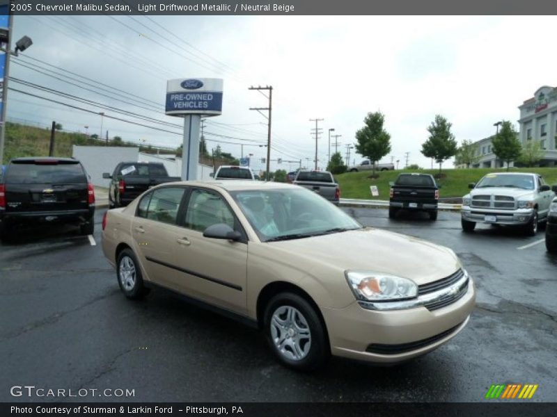 Light Driftwood Metallic / Neutral Beige 2005 Chevrolet Malibu Sedan