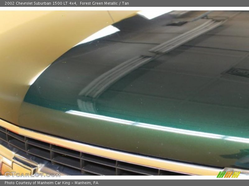 Forest Green Metallic / Tan 2002 Chevrolet Suburban 1500 LT 4x4