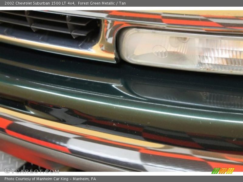 Forest Green Metallic / Tan 2002 Chevrolet Suburban 1500 LT 4x4