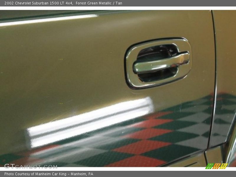Forest Green Metallic / Tan 2002 Chevrolet Suburban 1500 LT 4x4