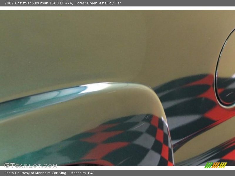 Forest Green Metallic / Tan 2002 Chevrolet Suburban 1500 LT 4x4