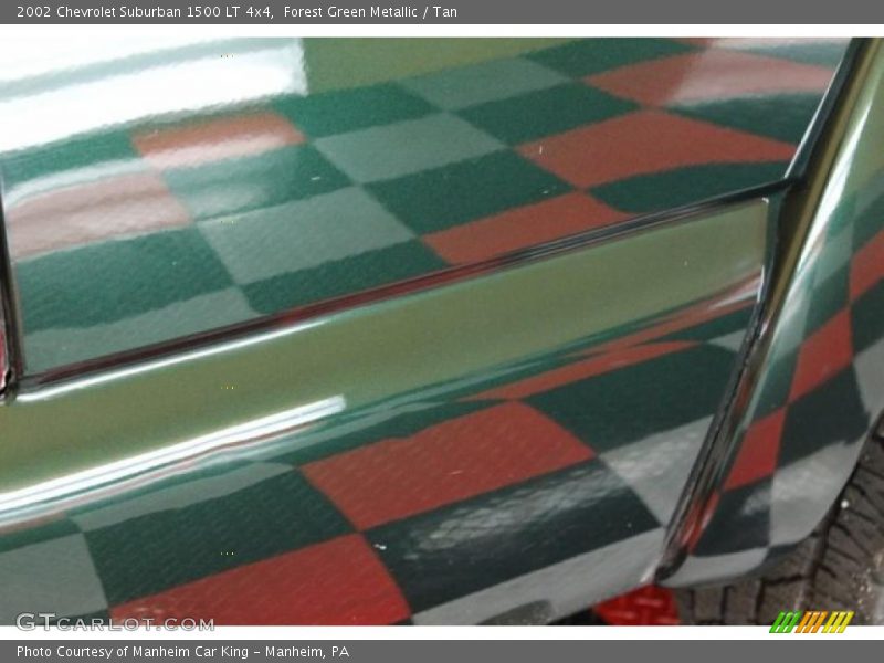 Forest Green Metallic / Tan 2002 Chevrolet Suburban 1500 LT 4x4