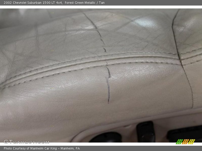 Forest Green Metallic / Tan 2002 Chevrolet Suburban 1500 LT 4x4