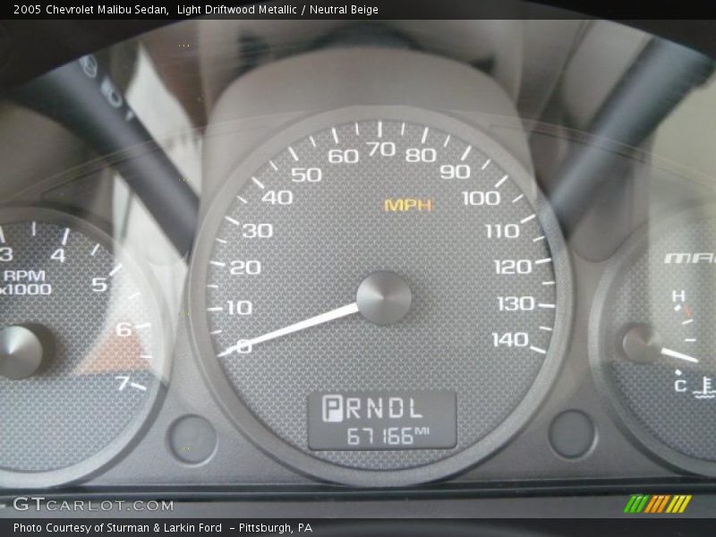Light Driftwood Metallic / Neutral Beige 2005 Chevrolet Malibu Sedan