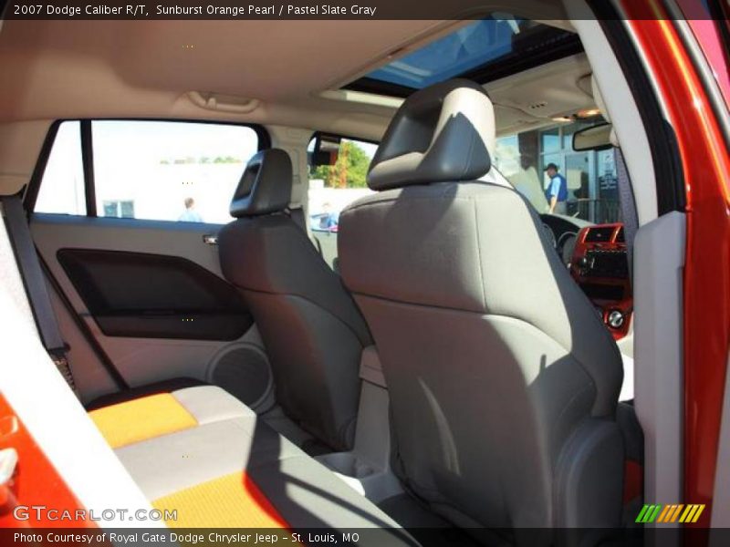 Sunburst Orange Pearl / Pastel Slate Gray 2007 Dodge Caliber R/T