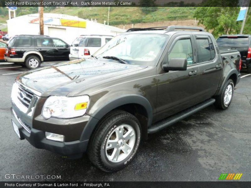 Dark Stone Metallic / Camel 2007 Ford Explorer Sport Trac XLT 4x4