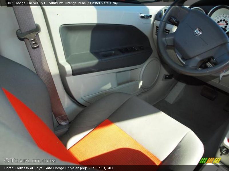 Sunburst Orange Pearl / Pastel Slate Gray 2007 Dodge Caliber R/T