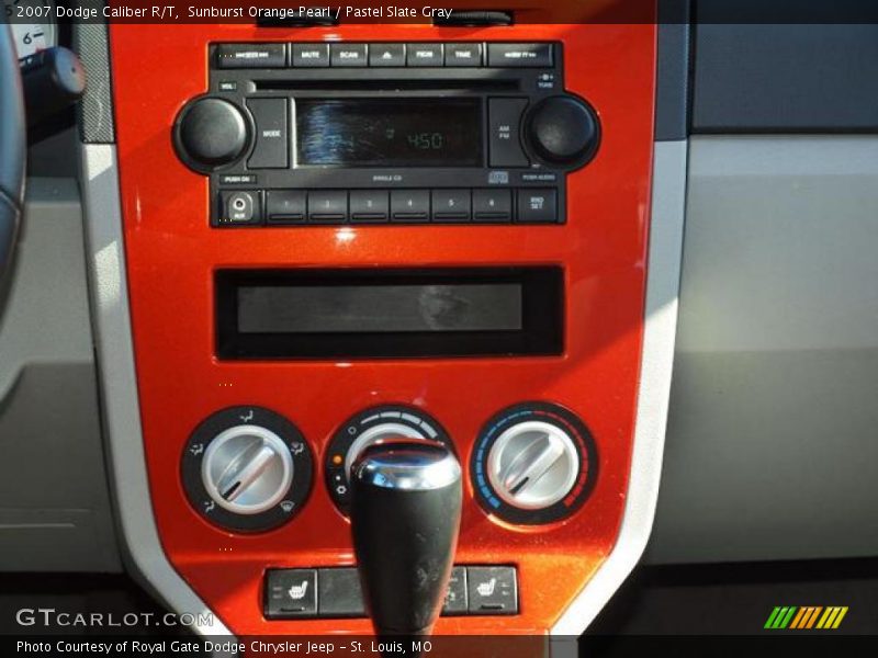 Sunburst Orange Pearl / Pastel Slate Gray 2007 Dodge Caliber R/T