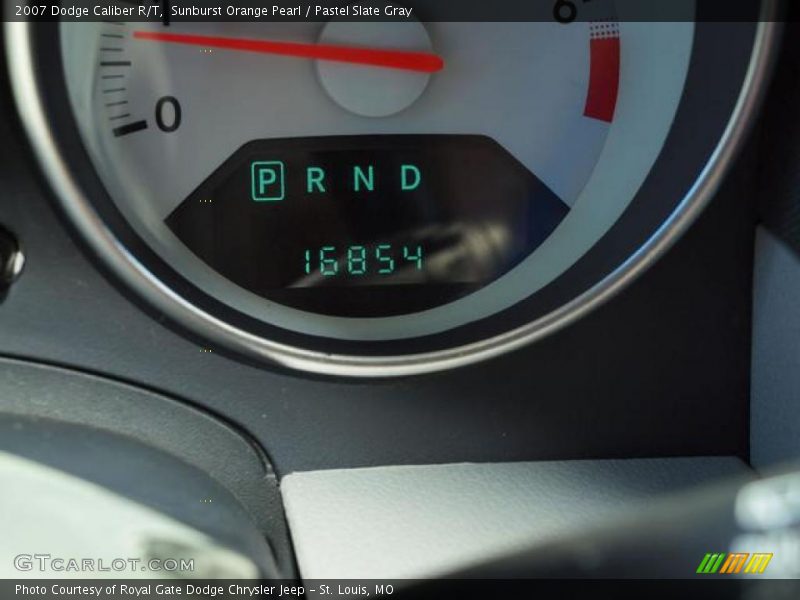 Sunburst Orange Pearl / Pastel Slate Gray 2007 Dodge Caliber R/T