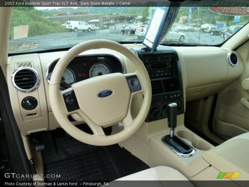 Dark Stone Metallic / Camel 2007 Ford Explorer Sport Trac XLT 4x4