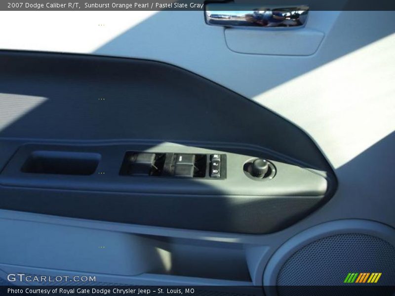 Sunburst Orange Pearl / Pastel Slate Gray 2007 Dodge Caliber R/T