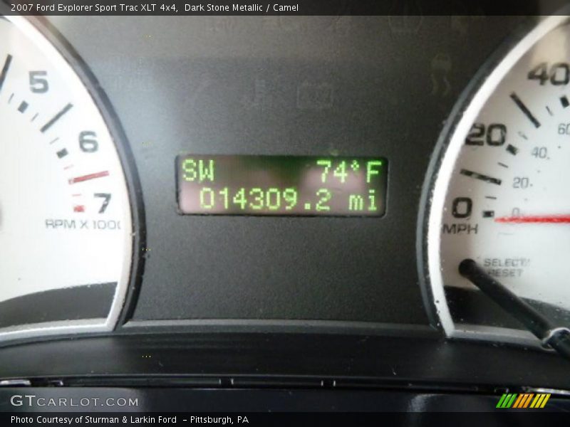 Dark Stone Metallic / Camel 2007 Ford Explorer Sport Trac XLT 4x4