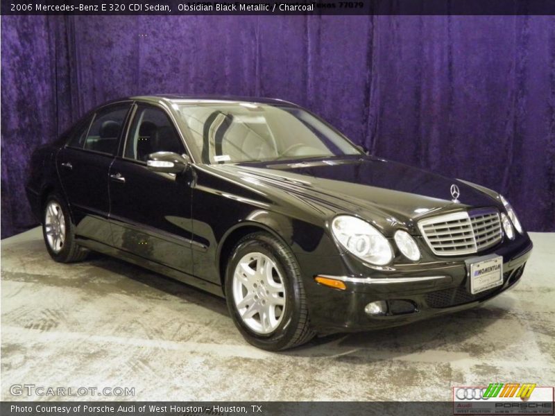 Obsidian Black Metallic / Charcoal 2006 Mercedes-Benz E 320 CDI Sedan