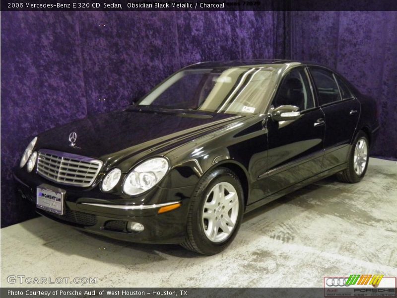 Obsidian Black Metallic / Charcoal 2006 Mercedes-Benz E 320 CDI Sedan