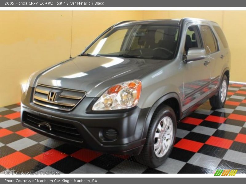 Satin Silver Metallic / Black 2005 Honda CR-V EX 4WD