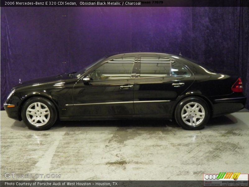Obsidian Black Metallic / Charcoal 2006 Mercedes-Benz E 320 CDI Sedan