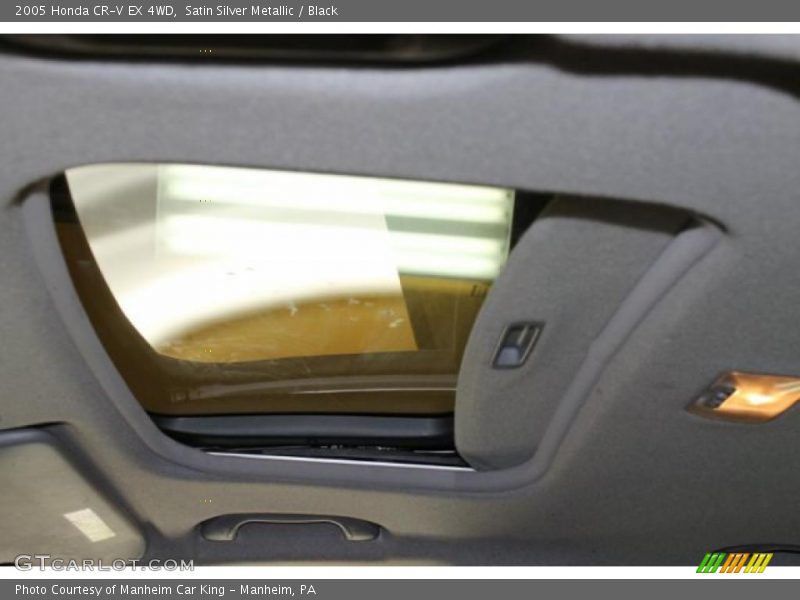 Satin Silver Metallic / Black 2005 Honda CR-V EX 4WD