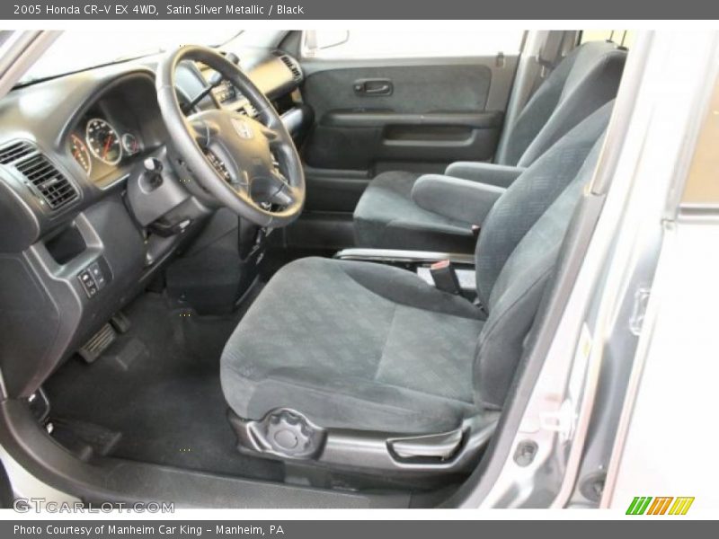 Satin Silver Metallic / Black 2005 Honda CR-V EX 4WD