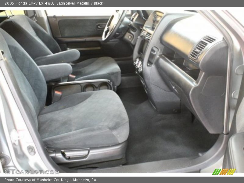 Satin Silver Metallic / Black 2005 Honda CR-V EX 4WD