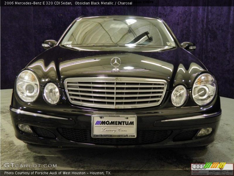 Obsidian Black Metallic / Charcoal 2006 Mercedes-Benz E 320 CDI Sedan