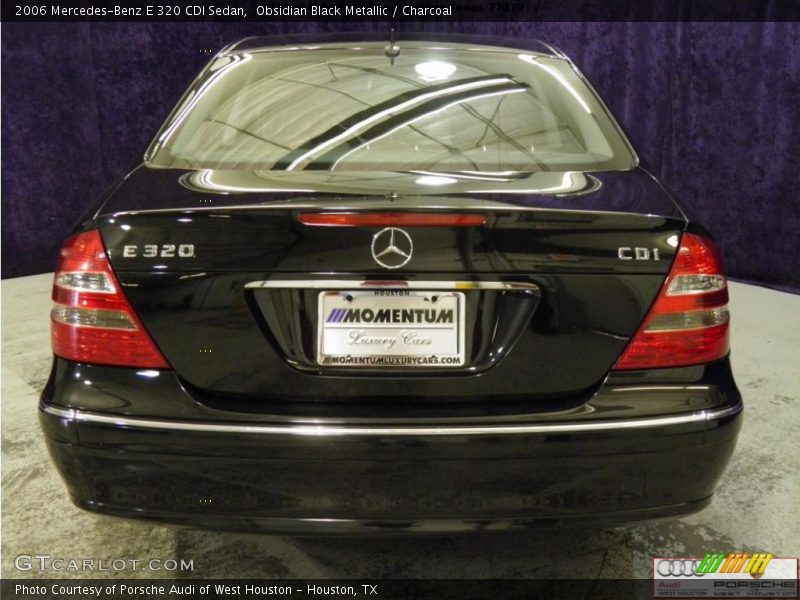 Obsidian Black Metallic / Charcoal 2006 Mercedes-Benz E 320 CDI Sedan