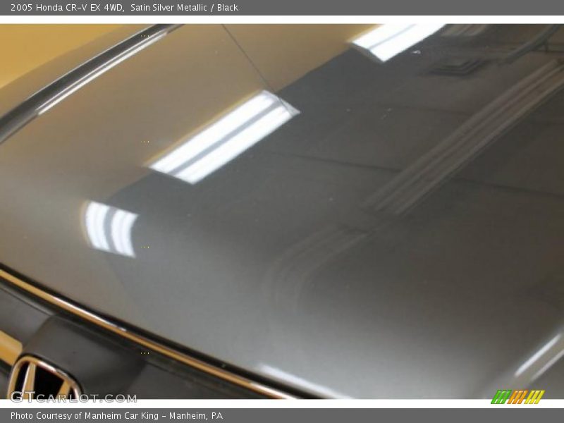 Satin Silver Metallic / Black 2005 Honda CR-V EX 4WD