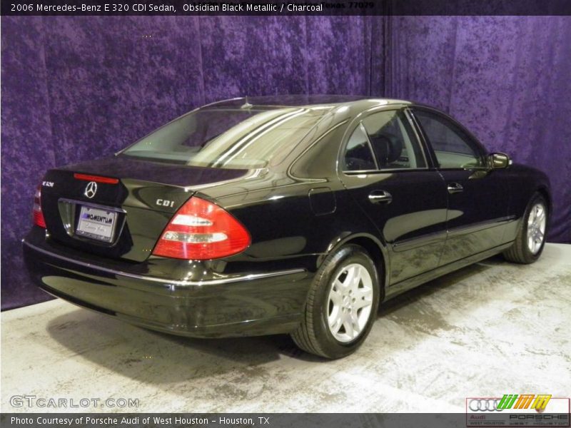 Obsidian Black Metallic / Charcoal 2006 Mercedes-Benz E 320 CDI Sedan