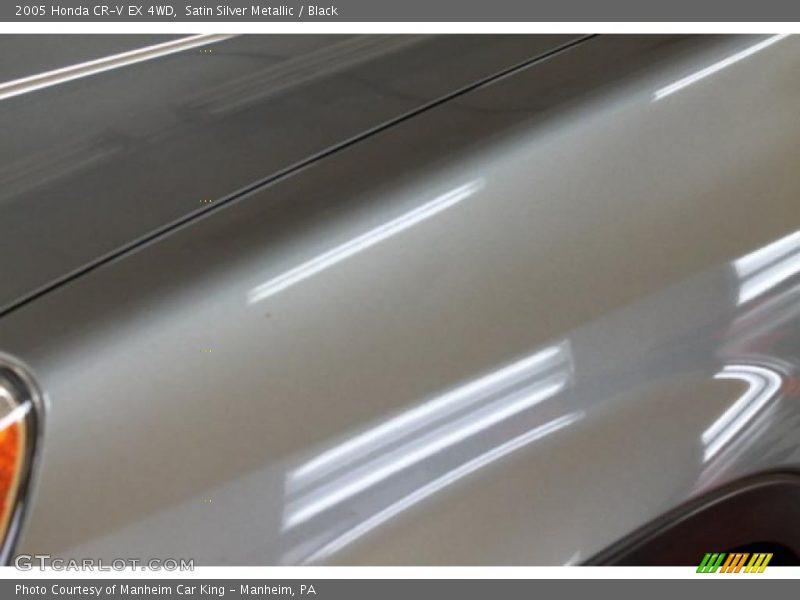 Satin Silver Metallic / Black 2005 Honda CR-V EX 4WD