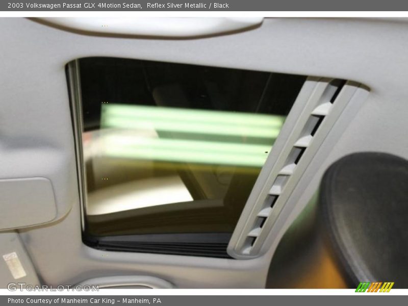 Reflex Silver Metallic / Black 2003 Volkswagen Passat GLX 4Motion Sedan