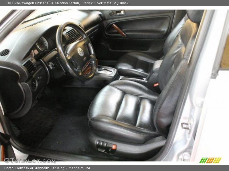 Reflex Silver Metallic / Black 2003 Volkswagen Passat GLX 4Motion Sedan