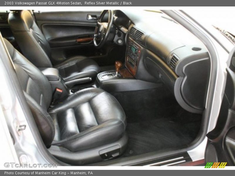 Reflex Silver Metallic / Black 2003 Volkswagen Passat GLX 4Motion Sedan