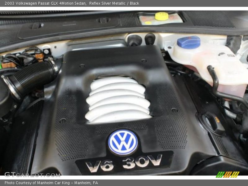 Reflex Silver Metallic / Black 2003 Volkswagen Passat GLX 4Motion Sedan