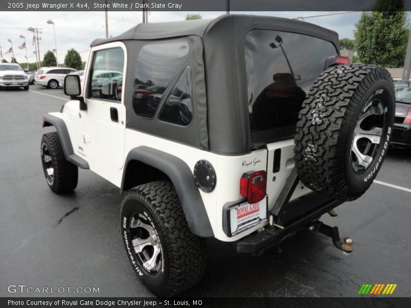 Stone White / Dark Slate Gray 2005 Jeep Wrangler X 4x4