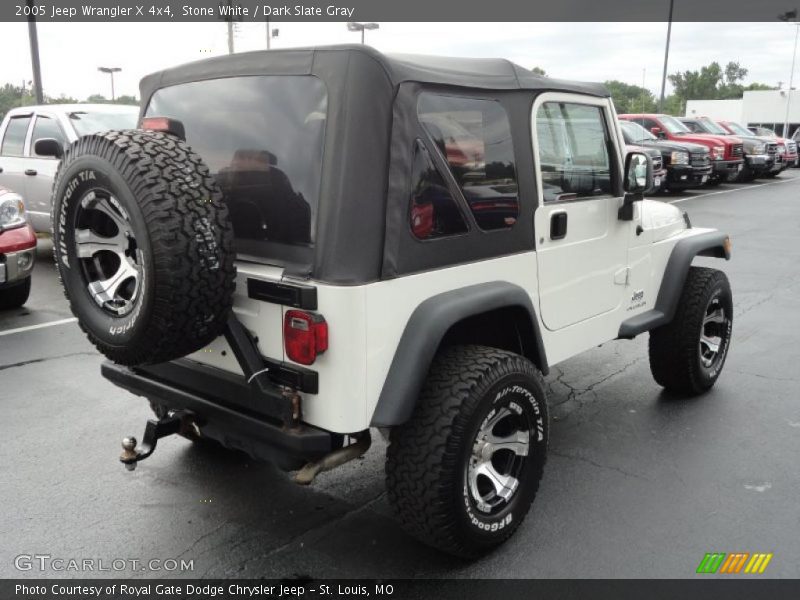 Stone White / Dark Slate Gray 2005 Jeep Wrangler X 4x4