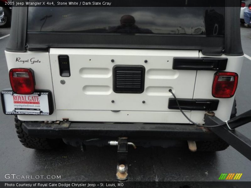 Stone White / Dark Slate Gray 2005 Jeep Wrangler X 4x4