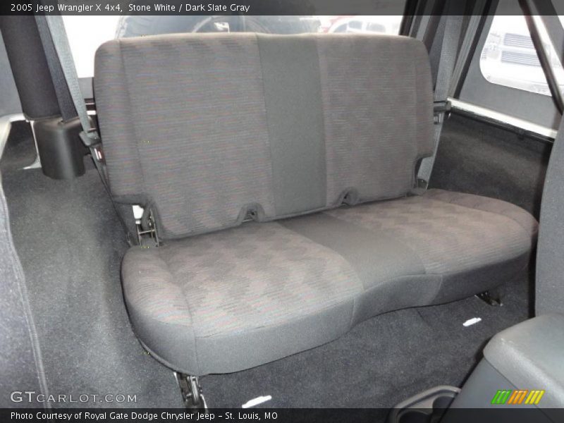 Stone White / Dark Slate Gray 2005 Jeep Wrangler X 4x4