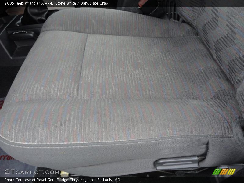 Stone White / Dark Slate Gray 2005 Jeep Wrangler X 4x4