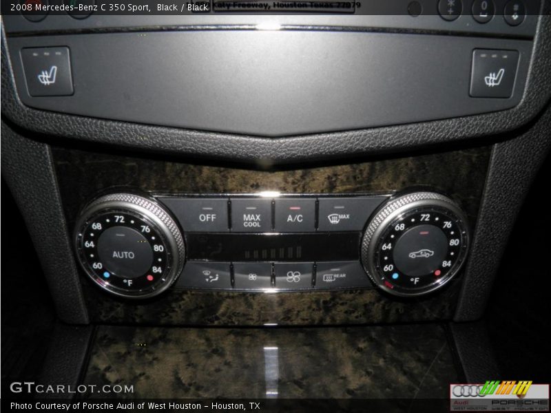 Black / Black 2008 Mercedes-Benz C 350 Sport
