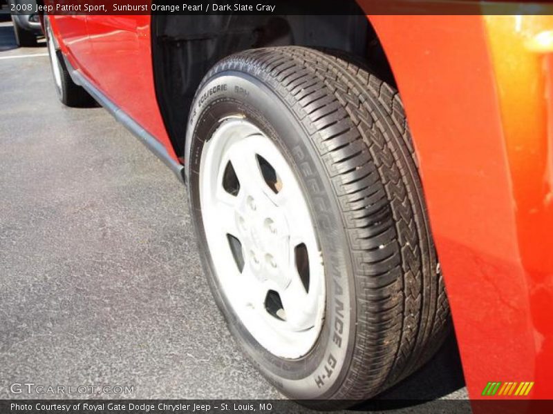Sunburst Orange Pearl / Dark Slate Gray 2008 Jeep Patriot Sport