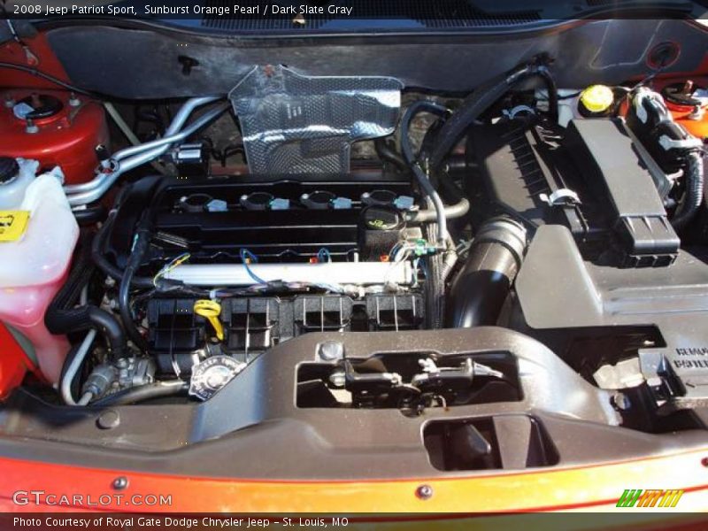 Sunburst Orange Pearl / Dark Slate Gray 2008 Jeep Patriot Sport