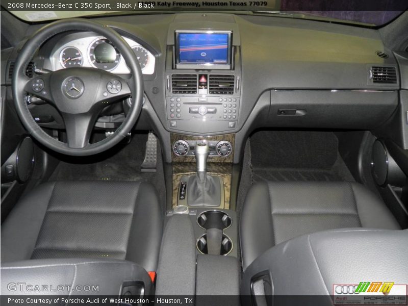Black / Black 2008 Mercedes-Benz C 350 Sport