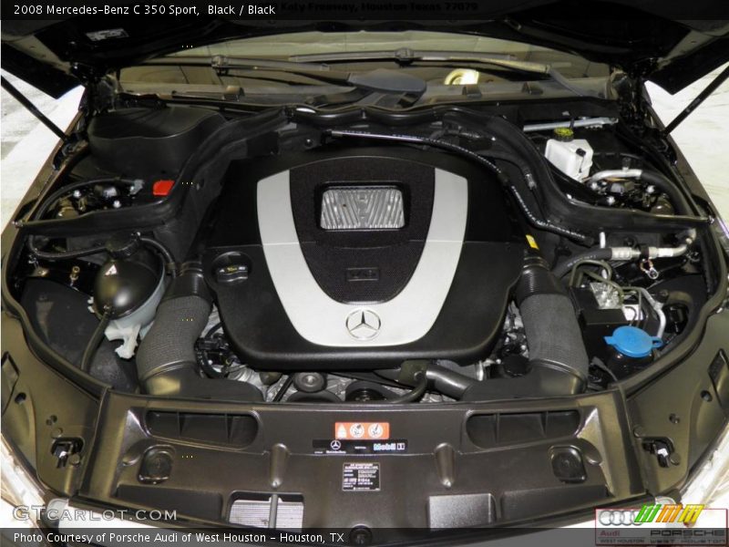 Black / Black 2008 Mercedes-Benz C 350 Sport