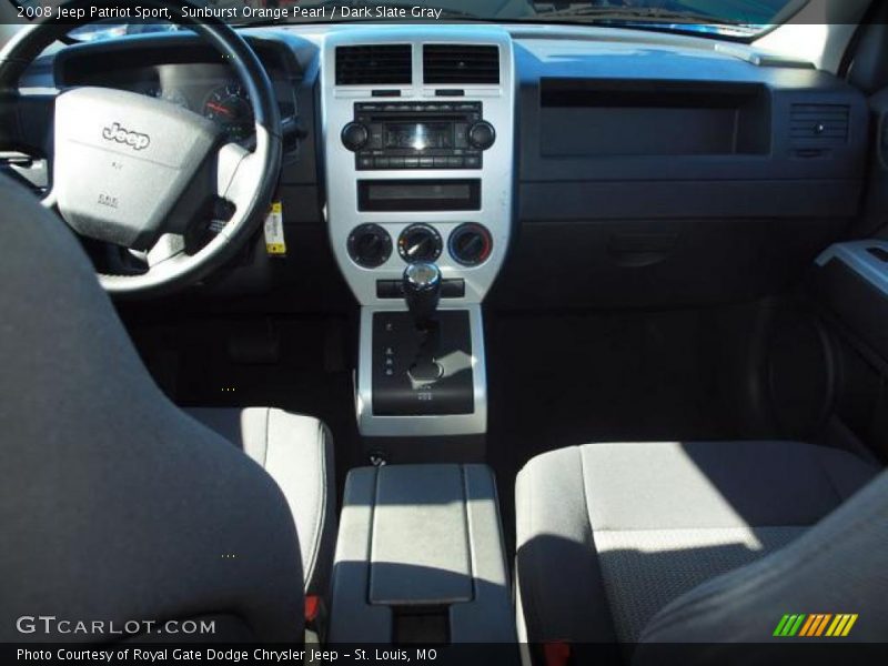 Sunburst Orange Pearl / Dark Slate Gray 2008 Jeep Patriot Sport