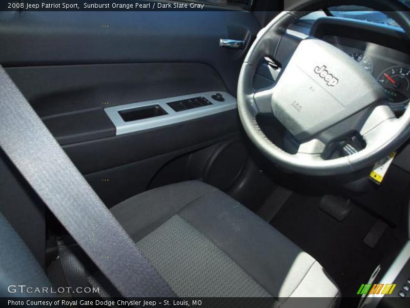 Sunburst Orange Pearl / Dark Slate Gray 2008 Jeep Patriot Sport