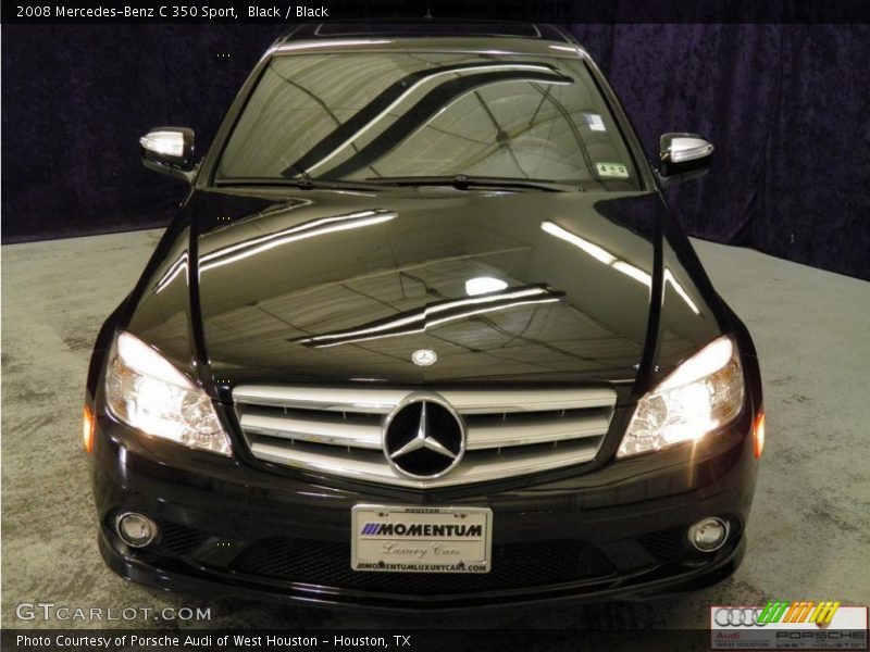 Black / Black 2008 Mercedes-Benz C 350 Sport