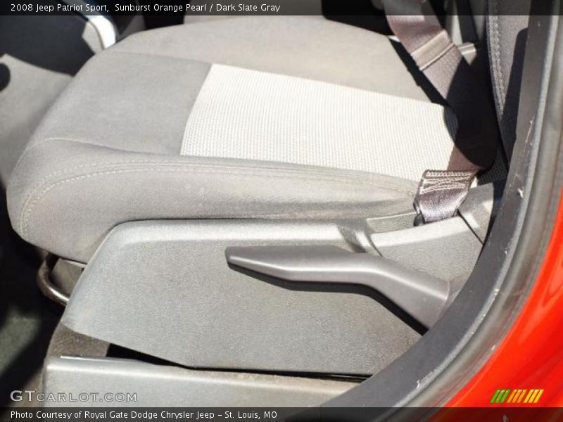 Sunburst Orange Pearl / Dark Slate Gray 2008 Jeep Patriot Sport