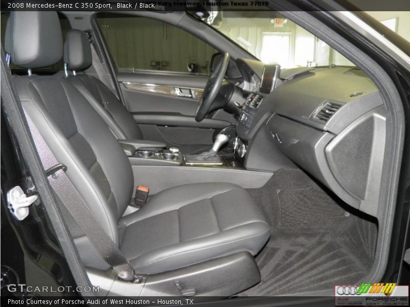 Black / Black 2008 Mercedes-Benz C 350 Sport